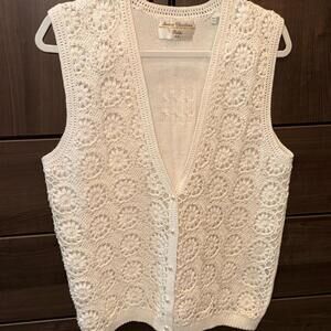 Pearl Dew Knit Vest — Dreamy Soft Boho Elegance